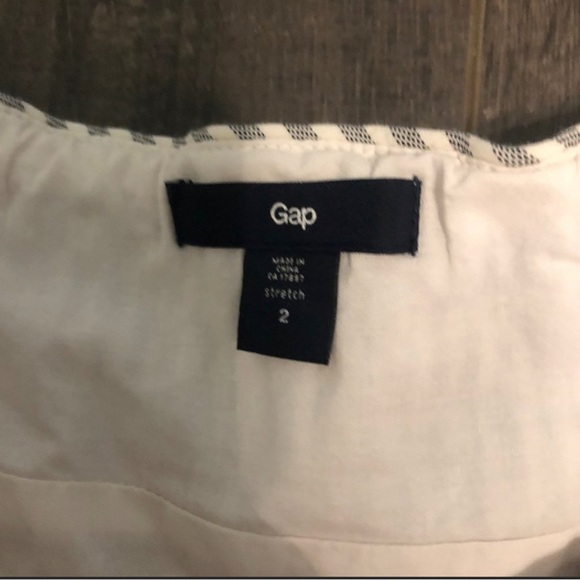 Gap White and Grey Chevron Dress Size 2 - Picture 4 of 7